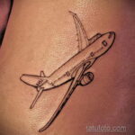 Фото тату самолет 06.07.2021 №295 - airplane tattoo - tatufoto.com