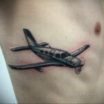 Фото тату самолет 06.07.2021 №298 - airplane tattoo - tatufoto.com