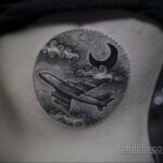 Фото тату самолет 06.07.2021 №311 - airplane tattoo - tatufoto.com