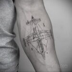 Фото тату самолет 06.07.2021 №339 - airplane tattoo - tatufoto.com