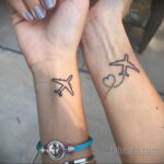 Фото тату самолет 06.07.2021 №354 - airplane tattoo - tatufoto.com