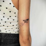 Фото тату самолет 06.07.2021 №361 - airplane tattoo - tatufoto.com