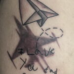 Фото тату самолет 06.07.2021 №384 - airplane tattoo - tatufoto.com
