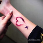 Фото тату самолет 06.07.2021 №393 - airplane tattoo - tatufoto.com