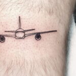 Фото тату самолет 06.07.2021 №404 - airplane tattoo - tatufoto.com