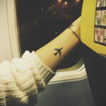 Фото тату самолет 06.07.2021 №408 - airplane tattoo - tatufoto.com