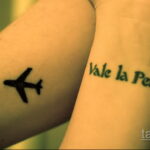 Фото тату самолет 06.07.2021 №435 - airplane tattoo - tatufoto.com