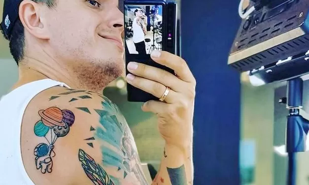 Новая татуировка Анатолия Анатолича в честь его сына