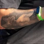 Тату Египетская Кошка и браслет узорами маори на руках - Уличная тату (street tattoo) № 14–210821 9