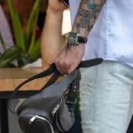 Тату дракон и зеленый жемчуг на руке мужчины - Уличная тату (street tattoo) № 14–210821 2