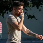 Тату овчарка и цветы на левом запястье парня - Уличная тату (street tattoo) № 14–210821 5