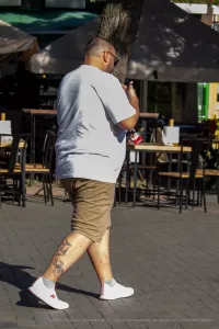 Тату паутина и паук на правой икре парня - Уличная тату (street tattoo) № 14–210821 1