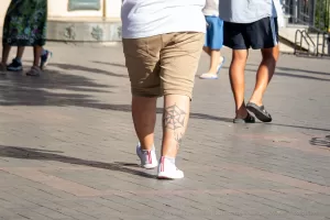 Тату паутина и паук на правой икре парня - Уличная тату (street tattoo) № 14–210821 8