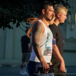 Тату рукав со звездой на плече у мужчины - Уличная тату (street tattoo) № 14–210821 9