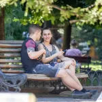 Тату цветы у девушки на ноге, тату орел у парня на плече - Уличная тату (street tattoo) № 14–210821 8