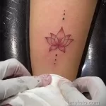 Фото рисунка тату с лотосом 07.08.2021 №061 - lotus tattoo - tatufoto.com