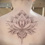 Фото рисунка тату с лотосом 07.08.2021 №078 - lotus tattoo - tatufoto.com