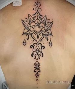Фото рисунка тату с лотосом 07.08.2021 №110 - lotus tattoo - tatufoto.com