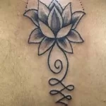 Фото рисунка тату с лотосом 07.08.2021 №185 - lotus tattoo - tatufoto.com