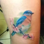 Фото тату с птицей синица 13,08,2021 - №0017 - Tit tattoo - tatufoto.com