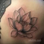 Фото тату цветок лотоса 07.08.2021 №013 - lotus flower tattoo - tatufoto.com