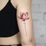 Фото тату цветок лотоса 07.08.2021 №020 - lotus flower tattoo - tatufoto.com