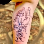 Фото Тату марионетка 23,09,2021 - №0148 - Tattoo puppet - tatufoto.com