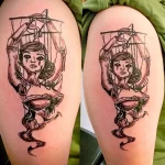 Фото Тату марионетка 23,09,2021 - №0171 - Tattoo puppet - tatufoto.com