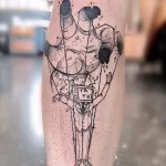 Фото Тату марионетка 23,09,2021 - №0186 - Tattoo puppet - tatufoto.com