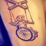 Фото Тату марионетка 23,09,2021 - №0227 - Tattoo puppet - tatufoto.com