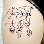 Фото Тату марионетка 23,09,2021 - №0242 - Tattoo puppet - tatufoto.com