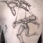 Фото Тату марионетка 23,09,2021 - №0312 - Tattoo puppet - tatufoto.com