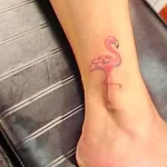 Фото тату розовый фламинго 26,09,2021 - №0720 - flamingo tattoo - tatufoto.com