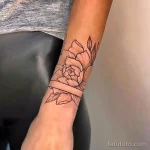 Фото пример рисунка тату цветок пион 16,10,2021 - №0781 - peony tattoo - tatufoto.com