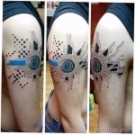 Фото рисунка тату в стиле киберпанк 20,10,2021 - №0005 - cyberpunk tatto - tatufoto.com