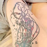 Фото рисунка тату в стиле киберпанк 20,10,2021 - №0010 - cyberpunk tatto - tatufoto.com