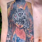 Фото рисунка тату в стиле киберпанк 20,10,2021 - №0274 - cyberpunk tatto - tatufoto.com