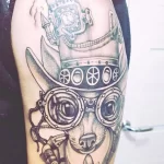 Фото рисунка тату в стиле киберпанк 20,10,2021 - №0285 - cyberpunk tatto - tatufoto.com