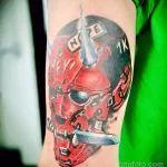 Фото рисунка тату в стиле киберпанк 20,10,2021 - №0294 - cyberpunk tatto - tatufoto.com