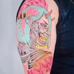 Фото рисунка тату в стиле киберпанк 20,10,2021 - №0301 - cyberpunk tatto - tatufoto.com