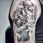 Фото рисунка тату в стиле киберпанк 20,10,2021 - №0305 - cyberpunk tatto - tatufoto.com