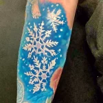 Фото рисунка тату про зиму 30,10,2021 - №0001 - winter tattoo - tatufoto.com