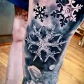 Фото рисунка тату про зиму 30,10,2021 - №0021 - winter tattoo - tatufoto.com
