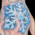 Фото рисунка тату про зиму 30,10,2021 - №0082 - winter tattoo - tatufoto.com