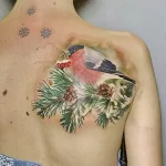 Фото рисунка тату про зиму 30,10,2021 - №0088 - winter tattoo - tatufoto.com