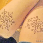 Фото рисунка тату про зиму 30,10,2021 - №0090 - winter tattoo - tatufoto.com