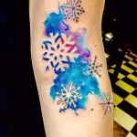 Фото рисунка тату про зиму 30,10,2021 - №0096 - winter tattoo - tatufoto.com