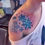 Фото рисунка тату про зиму 30,10,2021 - №0101 - winter tattoo - tatufoto.com