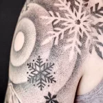 Фото рисунка тату про зиму 30,10,2021 - №0113 - winter tattoo - tatufoto.com
