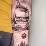 Фото рисунка тату про зиму 30,10,2021 - №0119 - winter tattoo - tatufoto.com